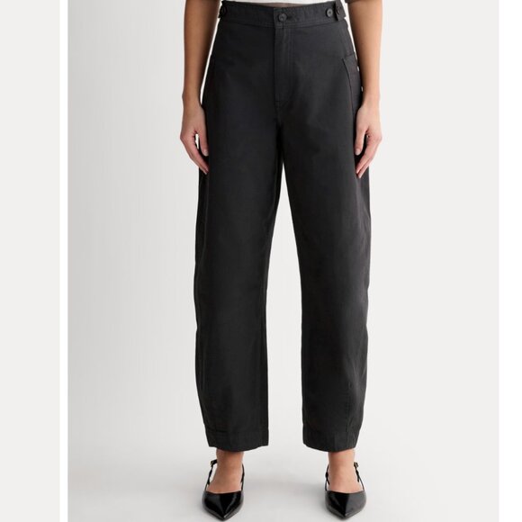 Everlane Fatigue Barrel Pant | Black | Size 4 | NWT - Picture 1 of 6